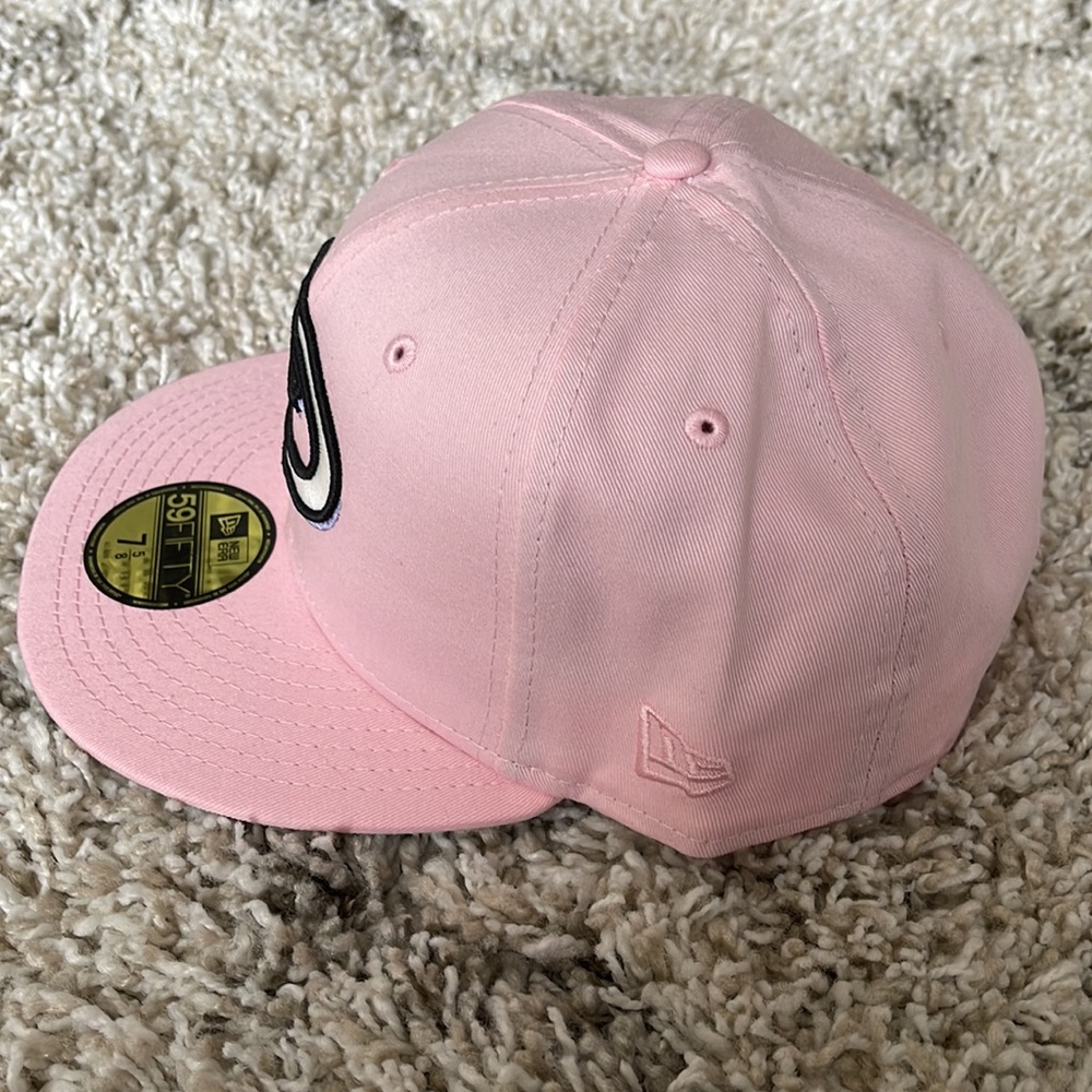 New Era 59Fifty Arizona Diamondbacks Fitted Hat Size 7 5/8 Lavender UV 98 Patch - Picture 4 of 6